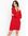 Trui-jurk met V-hals Red Lipstick