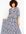 Maxi-jurk met bloemenprint Navy Basic