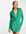 Missy Empire – Exklusives, langärmliges Minikleid in Grün mit Plisseefalten und Wickeldetail vorne