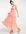 – Midaxi-Kleid mit herzförmigem Carmen-Ausschnitt in Pfirsich-Orange