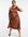 X Amber Gill – Camisole-Midikleid aus Satin mit Riemchen und gerafftem Seitendetail in Schokoladenbraun