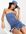 X Bratz – Mini-Jeanskleid mit Korsett-Design am Rücken-Blau