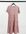 – Mittellanges, gerafftes Kleid mit Stufen und Punktemuster in Rosa-Mehrfarbig