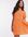 – Mini-Hängerkleid mit Sommerblumen-Orange