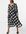 – Exklusives Midaxi-Kleid mit Trompetenärmeln und Punkteprint-Mehrfarbig