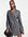 – Blazer-Minikleid im Smoking-Design in Grau mit geraffter Taille