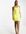 – Exklusives, rückenfreies Pailletten-Trägerkleid in Gelb