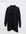 – Schwarzes Sweatshirtskleid mit Lochstickerei vorne