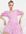– Birch – Kleid mit Puffärmeln und Vichy-Karo in Lavendel-Lila