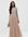 – Bridesmaid – Langärmliges Maxi-Tüllkleid mit farblich passenden, feinen Pailletten in Helltaupe-Braun