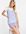 – Mini-Camisole-Kleid aus Samt mit T-Shirt-Innenlage und Herz-Print-Lila