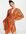 – Mini-Wickelkleid mit Pailletten in Orange