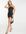 – Bodycon-Kleid in Schwarz mit One-Shoulder-Träger und Pailletten