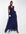 – Bridesmaid – Maxikleid mit Rüschchen- und Netzdetail in Marineblau