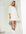 X Lorna Luxe – Weißes Skater-Kleid mit Rüschendetail