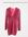 – Langärmliges Minikleid in Rosa mit tiefem Ausschnitt und Pailletten
