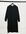 – Midi-Sweatshirtkleid mit Kapuze und seitlichen Reißverschlüssen in Schwarz