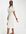 ASOS DESIGN Tall – Naturfarbenes Midi-Leinenkleid mit Wickeldesign-Weiß