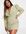 – Asymmetrisches Blazer-Wickelkleid mit Puffärmeln in Pistaziengrün