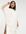 – Oversize-Shirtkleid in Creme mit Midaxi-Länge und Seitenschlitz-Weiß