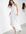 – Carmelo – Hochzeitskleid mit Pailletten und Neckholder-Weiß