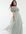 – Bridesmaid – Maxi-Tüllkleid mit Bardot-Ausschnitt und filigranen, farblich passenden Pailletten in Salbeigrün