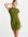– Minikleid in Olivgrün mit Bindegürtel in der Taille
