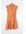 Oranje korte jurk met ruffles