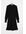 Zwarte gebreide jurk met ruffle details