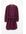 Bordeauxrode corduroy doorknoop jurk
