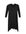 Jersey jurk met biologisch katoen zwart