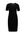Jersey jurk met biologisch katoen black uni