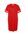 A-lijn jurk met open detail rood