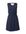 Denim A-lijn jurk met stippen donkerblauw