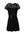 Semi-transparante jurk met kant zwart