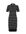 Gestreepte fijngebreide jurk zwart/wit