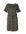 Gerecycled polyester jurk Plus size met slangenprint donkergroen