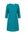 Jersey jurk met open detail turquoise