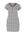 Geruite jurk met contrastbies grijs