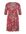 A-lijn jurk Melon met all over print en plooien roze/multi