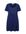 Jersey jurk met borduursels blauw
