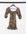 Print bardot belted frill mini dress in leopard-Multi