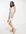 Crochet maxi halter dress in ivory-White