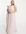 Bridesmaid pleated wrap detail maxi dress in mink-Pink