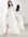 Dominique embellished wedding dress with full skirt-White
