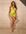 X Kenza satin cowl front mini slip dress in chartreuse-Yellow