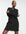 Classics long sleeve tee dress in black