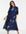 ASOS DESIGN Maternity high neck dobby embroidered midi dress with lace trims in navy