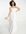 Bridal flutter sleeve maxi dress in ivory-White
