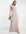 Bridesmaid satin maxi dress with open back in mink-Pink